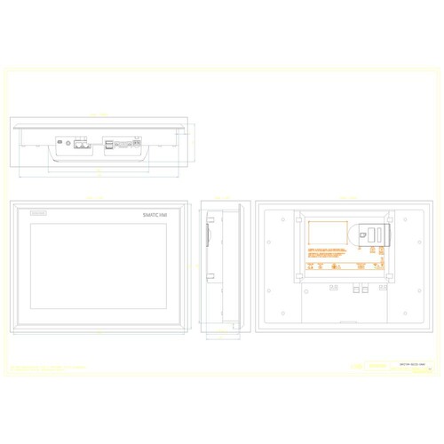 6AV2144-8MC20-0AA0 Siemens SIMATIC HMI TP1200 Comfort INOX PCT Produktbild Additional View 2 L