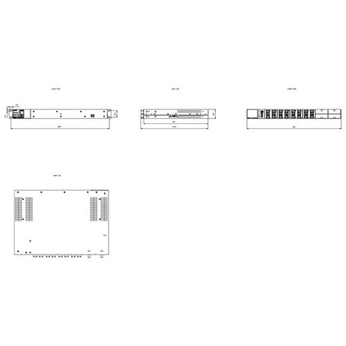 6GK5324-4QG10-1HR2 Siemens SCALANCE XR324-4M POE Man., Layer2 Switch,8xRJ45 Produktbild Additional View 2 L