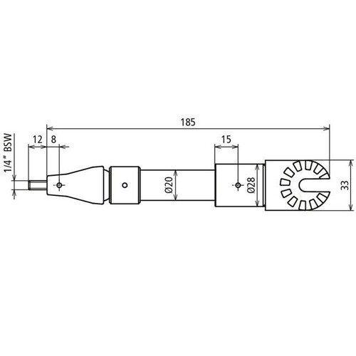 766389 Dehn Adapter starr für Gehäuse Digitalkamera mit Gewindebolzen und Zah Produktbild Additional View 2 L