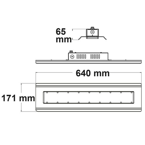 114355 Isoled LED Hallenleuchte Linear SK 100W Produktbild Additional View 1 L