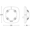 059514 Steinel Präsenzmelder US 360 KNX V3.1 Produktbild Additional View 1 S