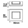 112492 Isoled Sys-One single color 2 Zonen Produktbild Additional View 1 S