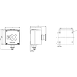 3SU1851-0AH00-4NB1 Siemens Gehäuse für Befehlsgeräte 22mm rund, Metall, Gehäus Produktbild