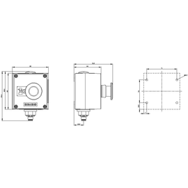 3SU1851-0AH00-4NB1 Siemens Gehäuse für Befehlsgeräte 22mm rund, Metall, Gehäus Produktbild
