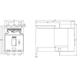 3RW5056-6TB04 Siemens SIRIUS Sanftstarter 200-480 V 171 A, AC/DC 24  Produktbild Additional View 3 S