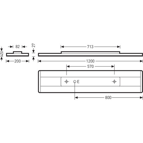 7792862 Trilux Anbauleuchten Lunexo D HCL Prismen Silber ETDD8 54W 4400lm Wid Produktbild Additional View 2 L