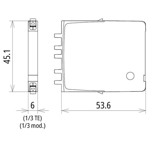 927044 Dehn Kombi-Ableiter Schutzmodul für 1 Doppelader BLITZDUCTORconnect mit Produktbild Additional View 3 L