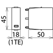 955051 Dehn Überspannungsableiter Typ 2 N-PE-Funken-strecken-Schutzmodul SPD VT2 Produktbild Additional View 3 S