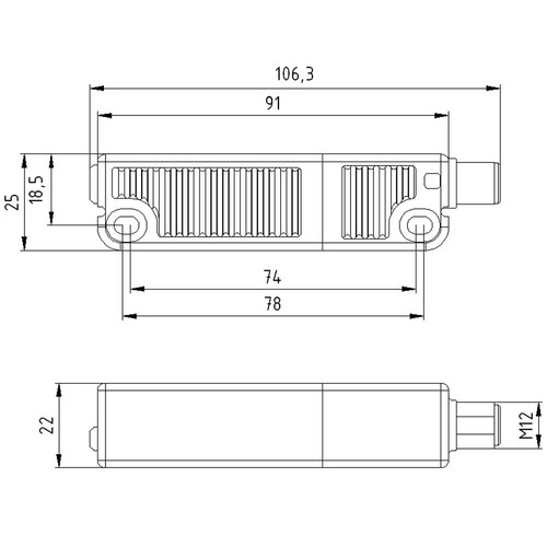 3SE6315-0BB03-1AP0 Siemens Berührungsloser Sicherheitsschalter-RFI Produktbild Additional View 1 L