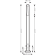 8110940 Trilux Lichtstelen 8841LS CLO (normal) Linse anthrazit ET 29W 2900lm  Produktbild Additional View 2 S