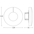 057442 Steinel Lichtsensor DUAL-R DALI2 UP WS Produktbild Additional View 1 S