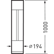 7874551 Trilux Lichtstelen CS19 CLO (normal) Linse anthrazit ETDD 17W 2200l Produktbild Additional View 2 S
