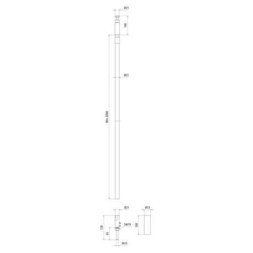 819636 Dehn HVI light plus Leitung D 21 mm Cu grau vorkonfekt. Innenverlegung L Produktbild Additional View 2 L