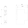 5TT5860-0 Siemens Insta-Schütz mit 2 Schließern, Kontakt für AC 230V, 400V 3 Produktbild Additional View 3 S