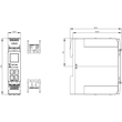 3UG5816-2AA40 Siemens Netzüberwachungsrelais, digital, Phasen Produktbild Additional View 2 S