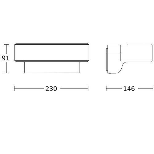 087562 Steinel LED Außenleuchte L 810 SC SI Produktbild Additional View 1 L