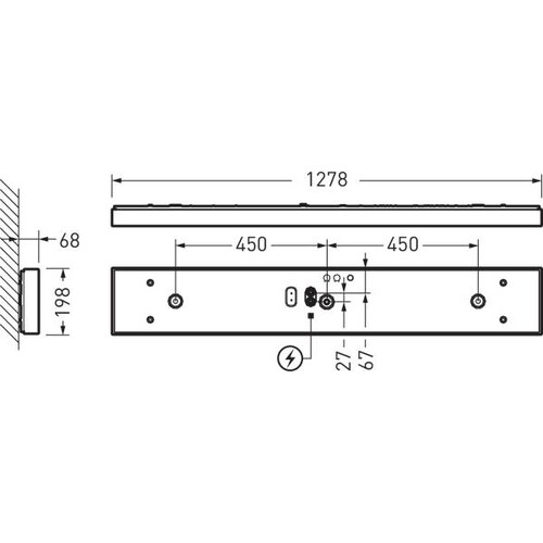 8368762 Trilux Wand und Deckenleuchten Olisq L HCL Diffusor weiß ETDD8 53W 600 Produktbild Additional View 2 L
