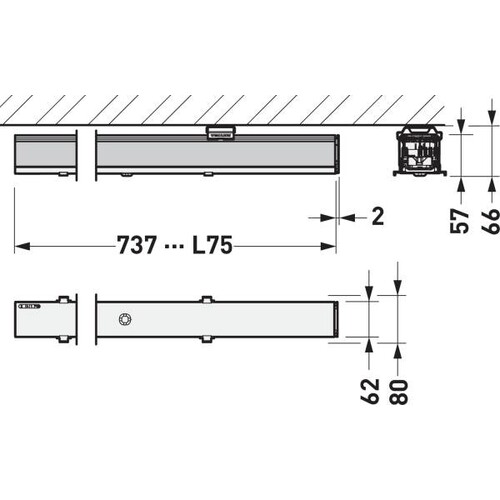 8753700 Trilux 78IP50 L-SHB 230V Inotec L75 01 Produktbild Additional View 2 L