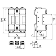 972147 Dehn Kombiableiter Typ 1+2 DEHNguard ME DC Uc 1000V DC Produktbild Additional View 3 S