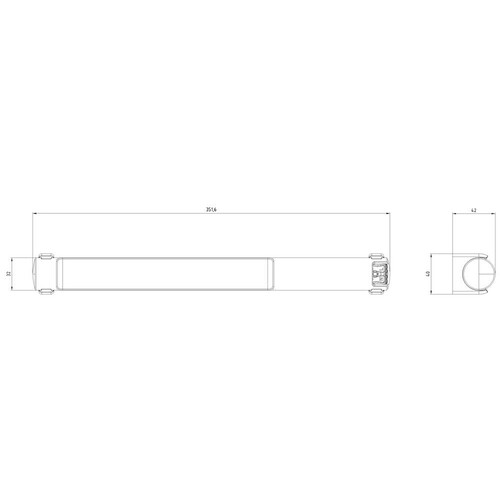 8MR23033C Siemens LED-Leuchte ohne Schaltmöglichkeit Clipbefestigung AC 10 Produktbild Additional View 2 L