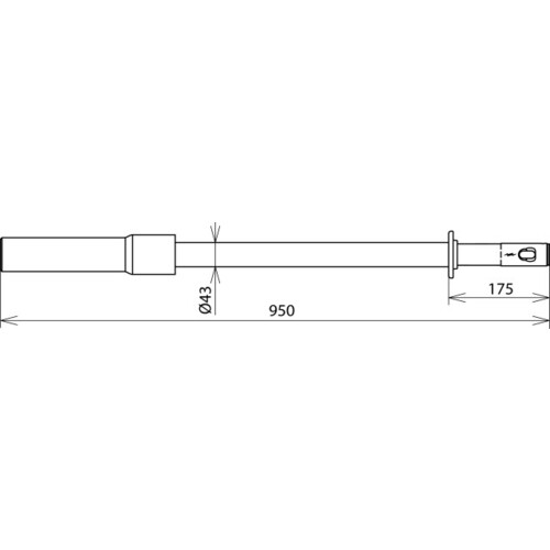 767547 Dehn Abstands-Spannungsprüfer HSA205 Un 1..420kV 60Hz umschaltbar Produktbild Additional View 2 L