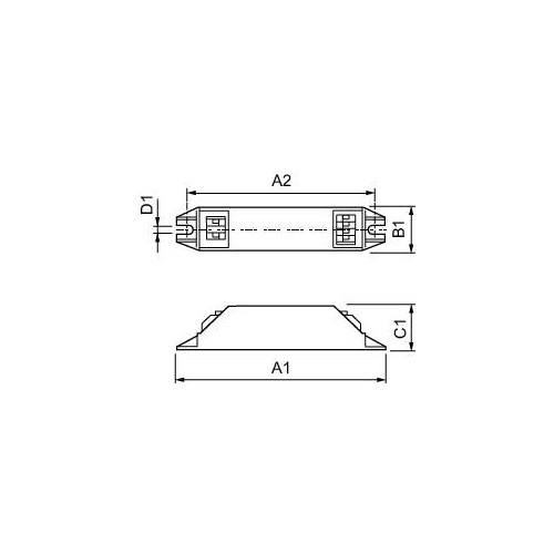 536822 Philips HF-M Blue 114 LH TL/PL-S/ PL-C Vorschaltgerät Produktbild Additional View 3 L