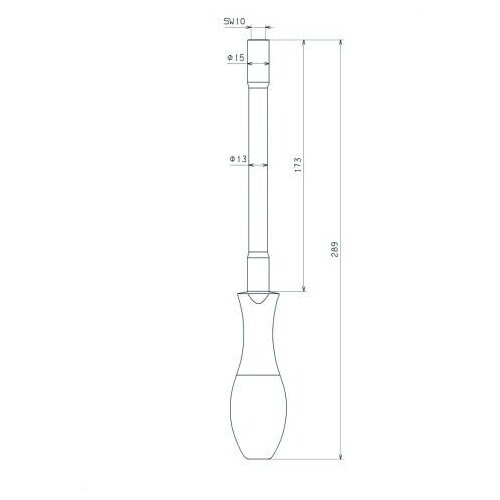 745921 Dehn Drehgriff m. flexibler Spindel Produktbild Additional View 3 L