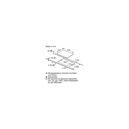 PKM875DP1D Bosch Elektrokochfeld Glaskeramik 80 cm autark Produktbild Additional View 5 L