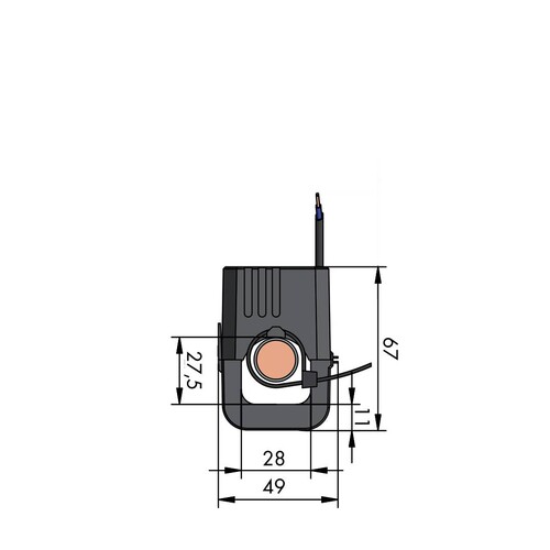 855-4105/250-101 Wago Kabelumbau Stromwandler Primärer Bemessungsstrom 2 Produktbild Additional View 2 L