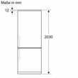 KGN392WCF Bosch Stand-Kühl- Gefrierkombination 203 x 60 cm Weiß Produktbild 5 S