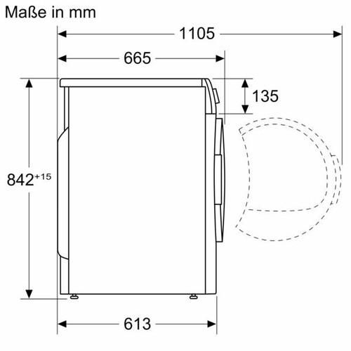 WTH83003 Bosch Wärmepumpentrockner 7kg Produktbild Additional View 8 L