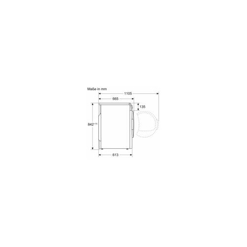 WTH85V13 Bosch Wärmepumpentrockner 8kg Produktbild Additional View 6 L