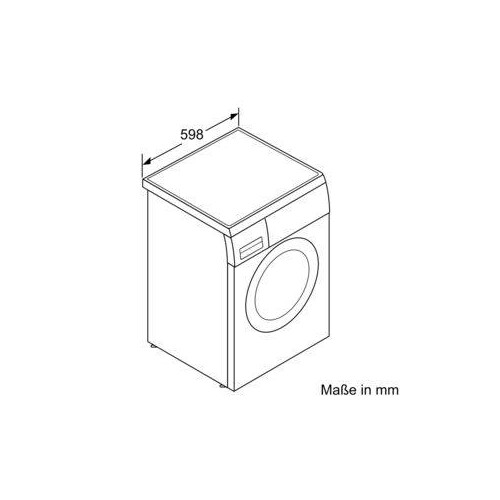 WUU28T48 Bosch Waschmaschine 8 kg 1400 U/min Produktbild Additional View 6 L