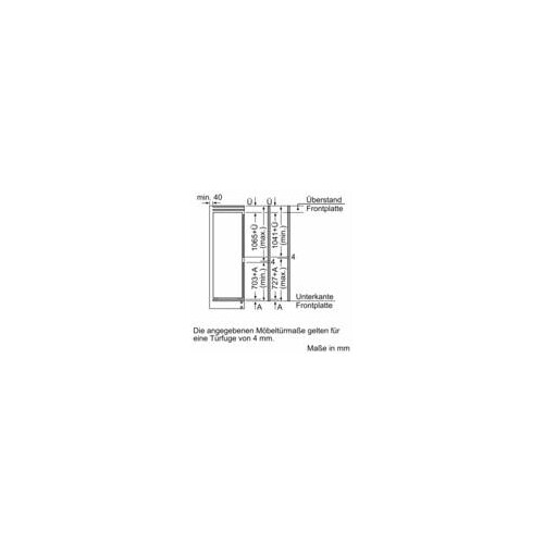 KIN86ADD0 Bosch Einbau- Kühl- Gefrierkombination 177.2 x 55.8 cm Produktbild Additional View 6 L