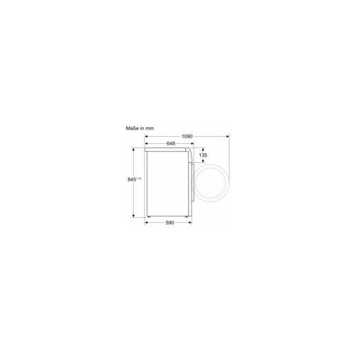 WGB244A40 Bosch Waschmaschine 9 kg 1400 U/min Produktbild Additional View 6 L