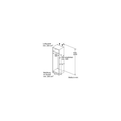 KIR81ADD0 Bosch Einbau-Kühlschrank Produktbild Additional View 6 L