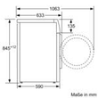 WAN280F5 Bosch Geräte Waschvollautomat 8kg, 1400 U/min Produktbild Additional View 6 S