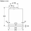 DLN56AC50 Bosch Serie 6 Lüfterbaustein 52 cm Edelstahl Produktbild Additional View 6 S