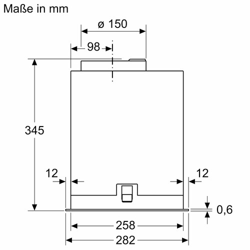 DLN56AC50 Bosch Serie 6 Lüfterbaustein 52 cm Edelstahl Produktbild Additional View 6 L