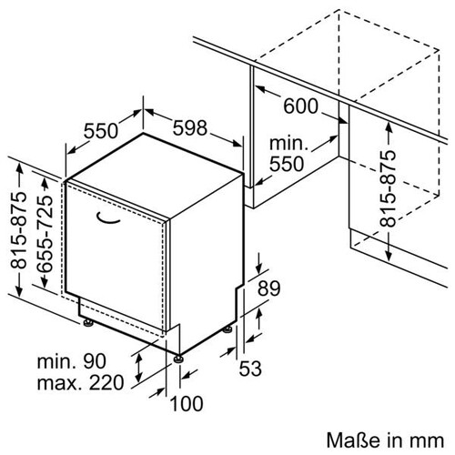 SMV2ITX09E Bosch Geräte Spüler vollintegriert 60 cm Produktbild Additional View 6 L