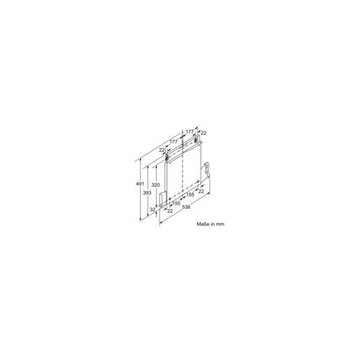 DSZ4660 Bosch Absenkrahmen für Flachschirmhaube Produktbild Additional View 6 L