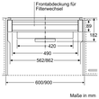 DWZ1IX1C6 Bosch Clean Air Plus Umluftmodul Produktbild Additional View 6 S