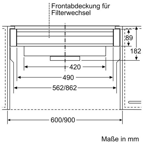 DWZ1IX1C6 Bosch Clean Air Plus Umluftmodul Produktbild Additional View 6 L