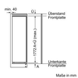KIF81PFE0 Bosch Einbau Kühlschrank 178x56cm VitaFresh Flachscharnier Produktbild Additional View 7 S