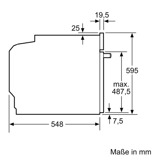 HRG5785S6 Bosch Einbau-Backofen mit Dampfunterstützung Edelstahl Produktbild Additional View 6 L