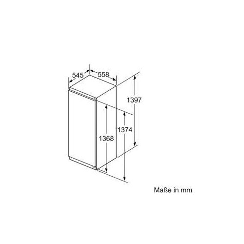 KIF51AFE0 Bosch Einbau-Kühlautomat 140 x 56 cm Flachscharnier Produktbild Additional View 7 L