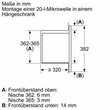 BFL523MB3 Bosch Einbau- Mikrowellengerät 382 x 495 x 335 mm Produktbild Additional View 6 S