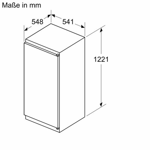 KIR415SE0 Bosch Einbau-Kühlautomat 122.5 x 56 cm Schleppscharnier Produktbild Additional View 7 L