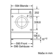 WIW28443 Bosch Einbauwaschmaschine 8 kg 1400 U/min Produktbild Additional View 7 S