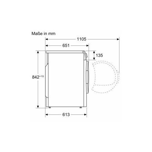 WQB246CX0 Bosch Wärmepumpentrockner 9 kg Silber-inox Produktbild Additional View 7 L